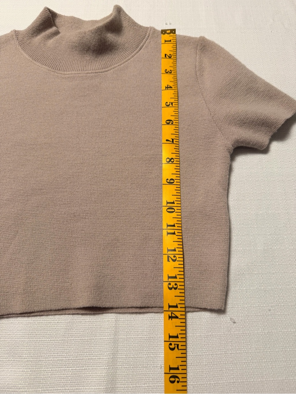 Zara Soft Knit Top in Light Taupe - Picture 3 of 6